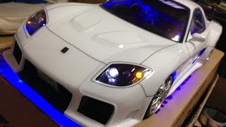 ヴェイルサイド RX-7 ラジコン【ボディ制作】