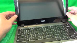 Acer Chromebook C720 Cracked Screen Replacement Procedure