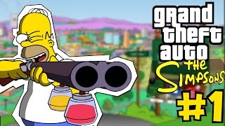 GTA:SIMPSONS - #1 - HOMER(The Simpsons Hit and Run)