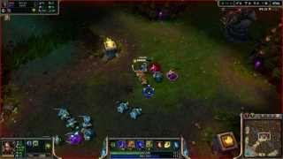 League of Legends Nidalee vs Warwick