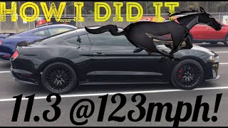 How to RUN low 11'S in a 2018 Mustang GT with these 5 Simple MODS!!!