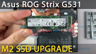 Asus ROG Strix G531 How to install M2 SSD upgrade