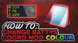 Batty's Coordinates PLUS Mod || สอนวิธีการตั้งค่าสี Mod