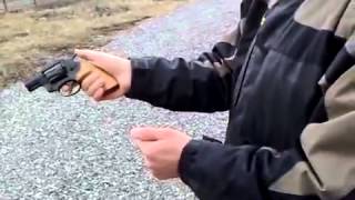 Видео Револьвер под патрон Флобера сафари Safari Латэк  420