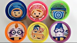 Nat and Essie Teach Colors with Team Umizoomi Play-Doh Lids