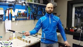 Лайфхак. Обрезаем лыжные палки в домашних условиях.