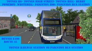 Omsi 2 BOTW v2 8- Totnes Railway Station to Paignton Bus Station (E400 2003)