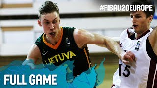 Latvia v Lithuania - Full Game - FIBA U20 European Championship 2017
