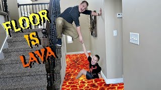 THE FLOOR IS LAVA WITH A FRIEND!