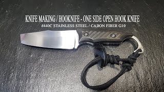 KNIFE MAKING/ HOOKINFE-ONE SIDE OPEN HOOK KNIFE #37