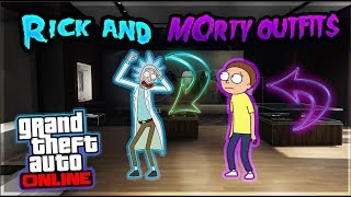 GTA ONLINE - RICK AND MORTY OUTFITS TUTORIALS IN GTA V! (GTA 5 Outfit!)