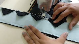 Salwar Poncha Design making || Easy and Stylish Salwar Mohri Design
