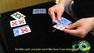 Sulap Zig Zag card tutorial / revealed