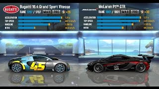 ASPHALT 8 AIRBORNE: Bugatti Grand Sport Vitesse vs McLaren P1™️ GTR