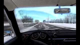 3D Инструктор 2. Зимняя физика авто. City Car Driving. Wintry mod physics.