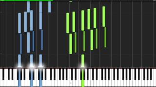 The Avengers Assemble - The Avengers Main Theme [Piano Tutorial] (Synthesia)