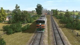 Trainz Railroad Simulator 2019 Balezino-Mosti (Krutoborka-Mosti freight train
