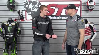 Dainese Racing C2 Leather Jacket Review from SportbikeTrackGear.com