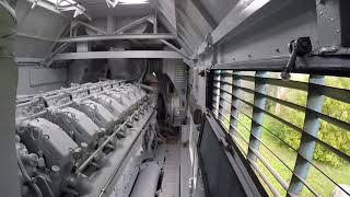 V-16 под реостатной нагрузкой. ТЭП70 0237! GoPro в дизельном.