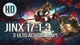 Jinx ADC Plays! - Full Gameplay Guide / Analysis - Diamond 4 League of Legends