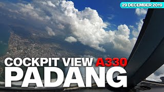 INDAHNYA KOTA PADANG | A330 COCKPIT VIEW | 29 DEC 2019