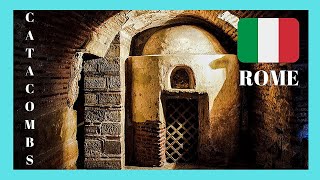 ANCIENT ROME, EXPLORING the CHRISTIAN CATACOMBS in San Castillo (ITALY) ✝️