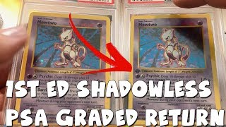 MORE 1ST EDITION SHADOWLESS RETURNS! | PSA Graded Pokemon Cards #26