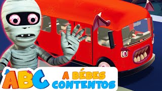 Las Ruedas del Autobús en Halloween - Canciones Infantiles | A Bebés Contentos