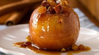 Рецепт. Яблоки запечёные с мёдом и корицей.