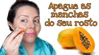 Apague MANCHAS no ROSTO, Tire ESPINHAS e mais com Máscara de Mamão