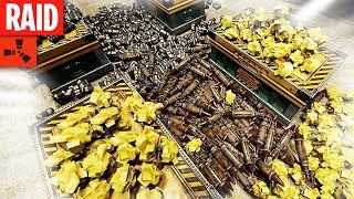 Raided the RICHEST CLAN BASE on the SERVER!? (CRAZY LOOT!) RUST RAIDING