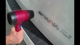 Снимаем краску с бампера ваз 2110 в домашних условиях