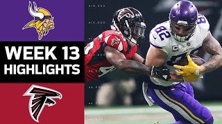 Vikings vs. Falcons | NFL Week 13 Game Highlights