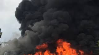 Huge fire (आगोलागि) at saint francis school pokhara II १५ लाख बराबर को नोक्सन भएको अनुमान II fire