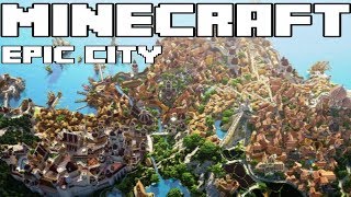Minecraft - Epic Medieval City Map with Keralis - Many Secrets - MAP DOWNLOAD