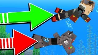 The FASTEST Way to SWIM in Minecraft 1.13! Water Mechanic