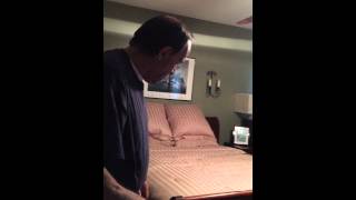 My father's behavior in the moderate stages of Alzheimer's disease.