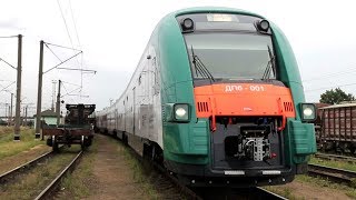 Первый 6-вагонный дизель-поезд ДП6 прибыл на Белорусскую железную дорогу