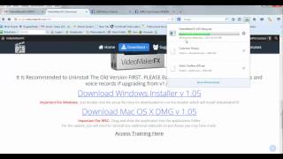 how to install video maker FX