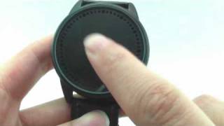 How to Use Fancy Abyss  Blue LED Touch Screen Watch with Snake Skin Band