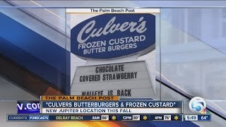 Culvers Butterburgers & frozen custard to open