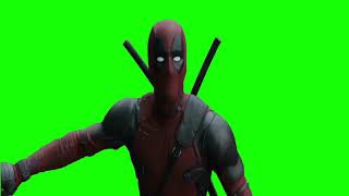 DeadPool на зеленом фоне 2