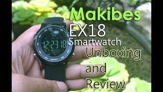 Makibes EX18 Smartwatch Review and Unboxing