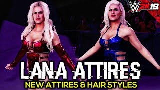 WWE 2K19 Lana Attire Pack W/ New Hairstyles | PC Mod