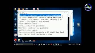 tut3 How to generate facebook key hash for android apps