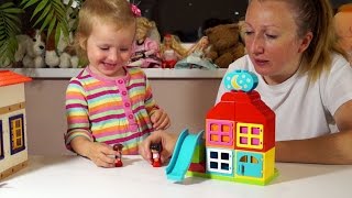 Собираем Лего дупло Домик. Второй кукольный домик для Города Игрушек. Lego Duplo 10616 Dollhouse