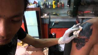 Hình xăm đầu chó sói-NGHỆ THUẬT ĐỈNH CAO TÁC PHẨM CỦA TATTOOTHANHBINH