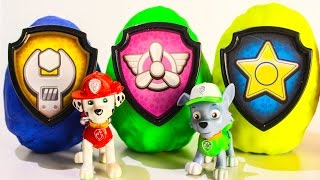 Щенячий патруль КИНДЕР СЮРПРИЗЫ мультики для малышей про игрушки Paw Patrol Видео для детей