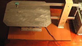 настольный самодельный электролобзик