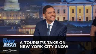 A Tourist’s Take on New York City Snow - Between the Scenes: The Daily Show